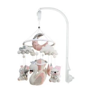 آویز تخت کودک موزیکال طرح تدی