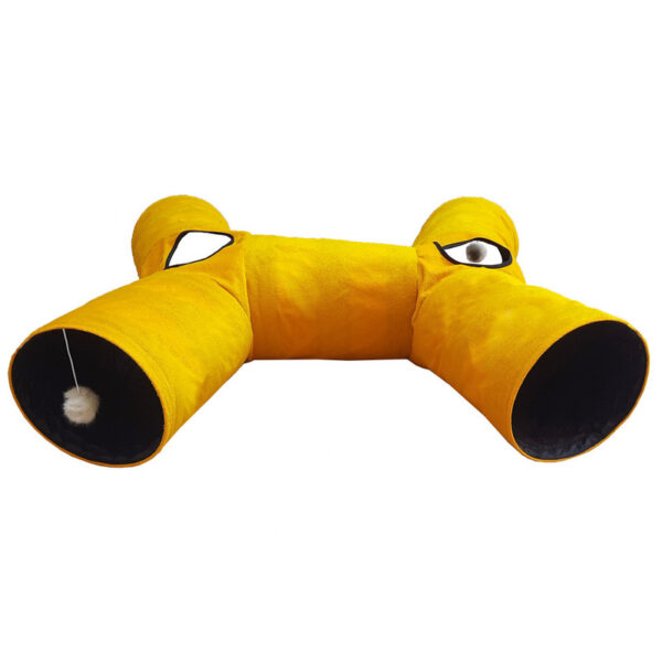 اسباب بازی گربه هیوا پت مدل تونل چهار شاخه - Image 1