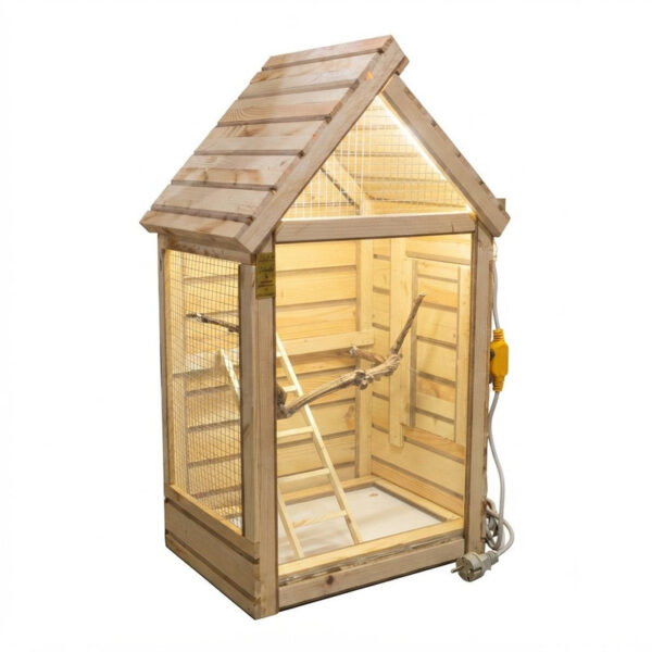 قفس پرنده مدل شیشه ای کد 40×30 - Image 1