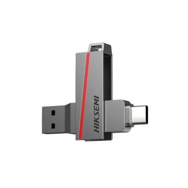 فلش مموری هایک سمی مدل DUAL SLIM E307C ظرفیت 128 گیگابایت با رابط USB 3.2 - Image 1