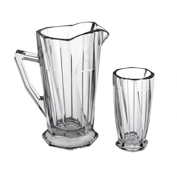 سرویس پارچ و لیوان 7 پارچه شیشه و بلور اصفهان مدل اسکوئر - Image 1
