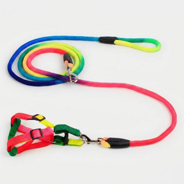 قلاده کتفی سگ و گربه مدل RAINBOW وزن 150 گرم - Image 1