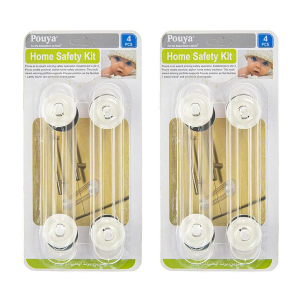قفل درب کابینت مدل Home Safety Kit دو بسته 4 عددی - Image 1