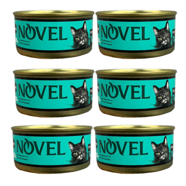 کنسرو گربه نچرال نوول لوکس مدل Tuna وزن 120 گرم بسته 6 عددی - Image 1