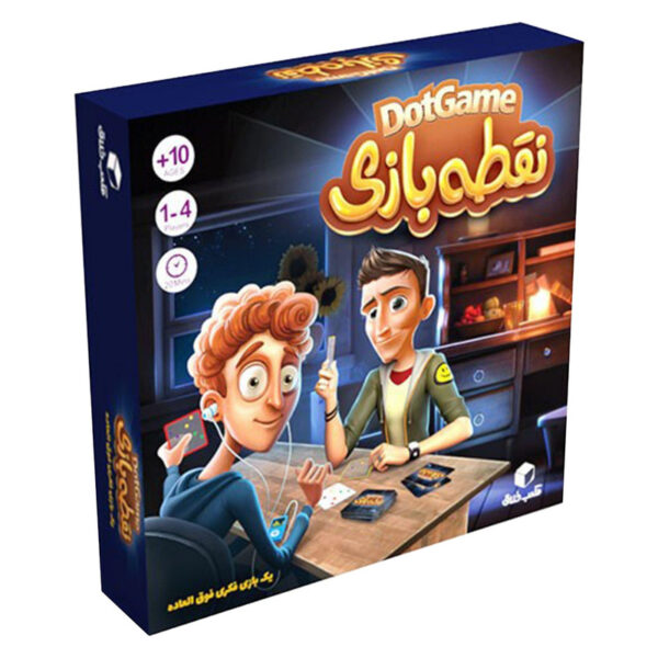 بازی فکری کارتی نقطه بازی مدل 651 رقابتی برای 1 تا 4 نفر، مناسب 10 سال به بالا، تقویت حل مسئله، هوش فضایی، دقت و تمرکز، مدت بازی کمتر از 30 دقیقه، شامل 66 کارت الگو و 16 کارت شفاف در چهار رنگ - Image 1