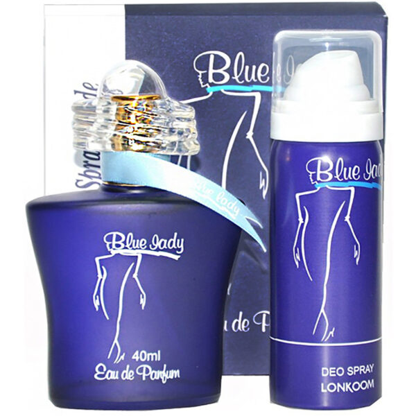 ادو پرفیوم زنانه لنکوم مدل Blue Lady حجم 40 میلی لیتر به همراه اسپری مدل Blue Lady حجم 50 میلی لیتر - Image 1