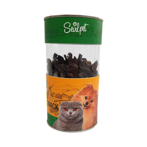 تشویقی سگ و گربه سویل پت مدل Chicken Heart Snack وزن 80 گرم - Image 1