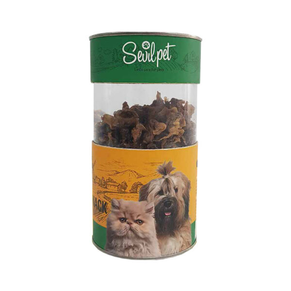 غذای تشویقی سگ و گربه سویل پت مدل Chicken Gizzard Snack وزن 80گرم - Image 1
