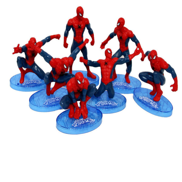 فیگور طرح اسپایدرمن بسته 7 عددی - Image 1