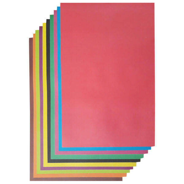 مقوا رنگی کد 102 سایز 50x70 سانتی متر بسته 10 عددی - Image 1