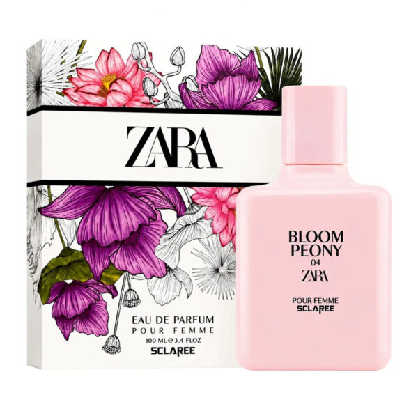 ادوپرفیوم زنانه اسکلاره مدل BLOOM PEONY 04 با رایحه گرم حجم 100 میلی‌لیتر - Image 1