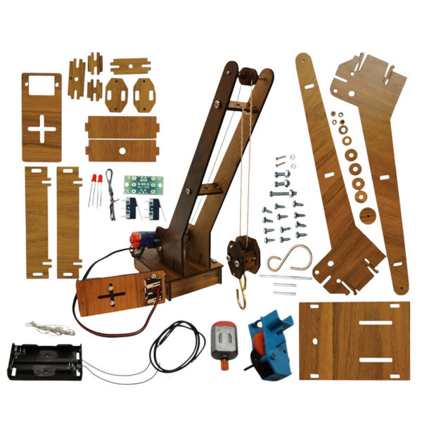 کیت آموزشی ایزی کیت مدل ساخت جرثقیل چوبی کار و فناوری کد EK1 - Image 1