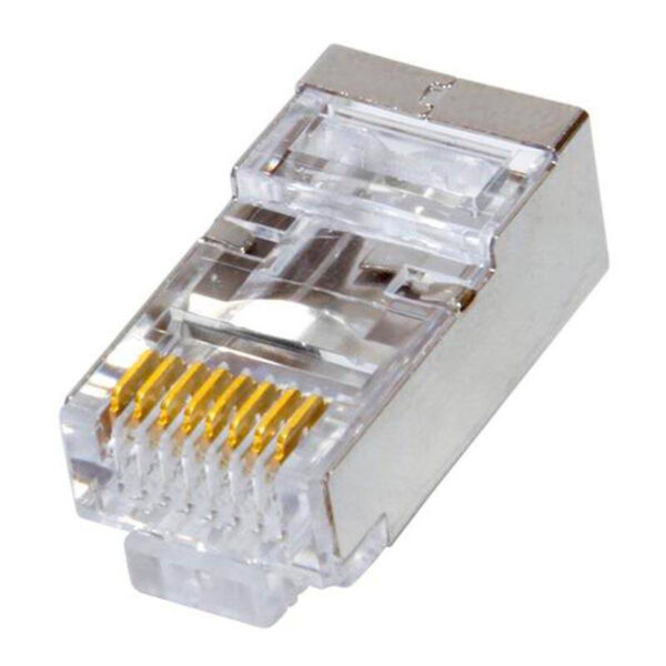 سوکت شبکه CAT6 امپ مدل STP بسته 100 عددی - Image 1