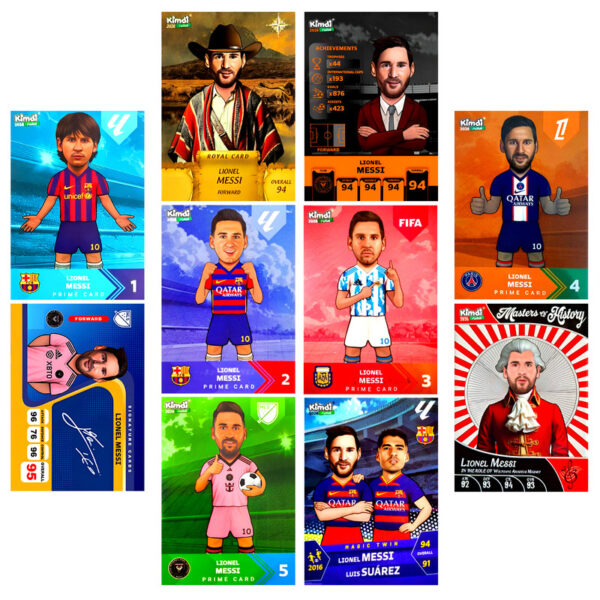 اسباب بازی شانسی کیمدی مدل مسی بسته 10 عددی - Image 1