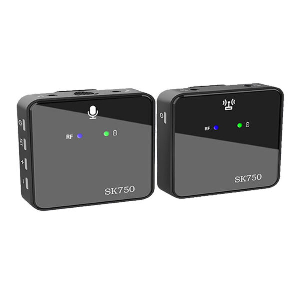میکروفن بی سیم مدل SK750 wireless microphone بسته 2 عددی - Image 1