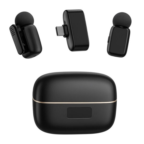 ست میکروفن بی سیم مدل SX35 mini با درگاه اتصال تایپ سی - Image 1