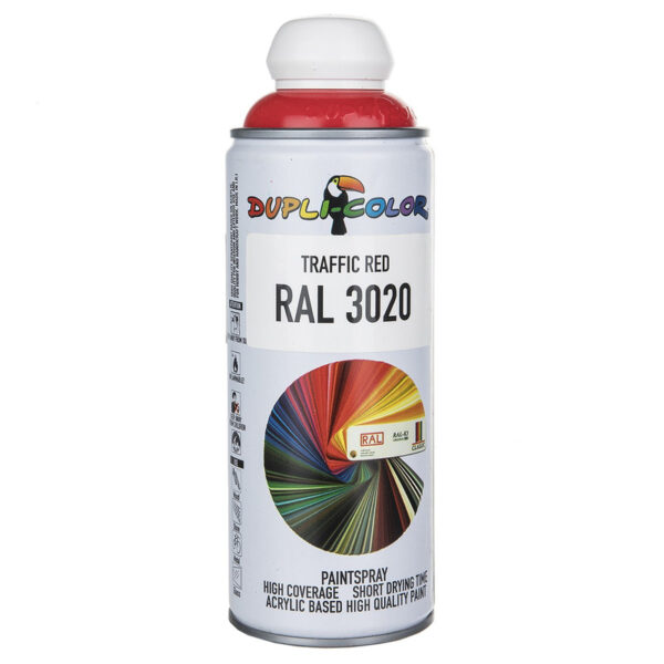 اسپری رنگ قرمز دوپلی کالر مدل RAL 3020 حجم 400 میلی لیتر - Image 1