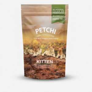 غذای خشک پریمیوم بچه گربه پتچی مدل Kitten وزن 1.7کیلوگرم