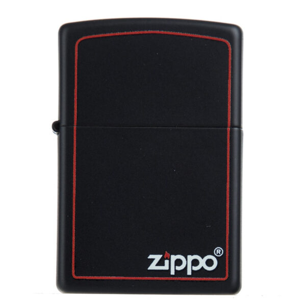 فندک زیپو مدل Black and Red کد 218ZB - Image 1