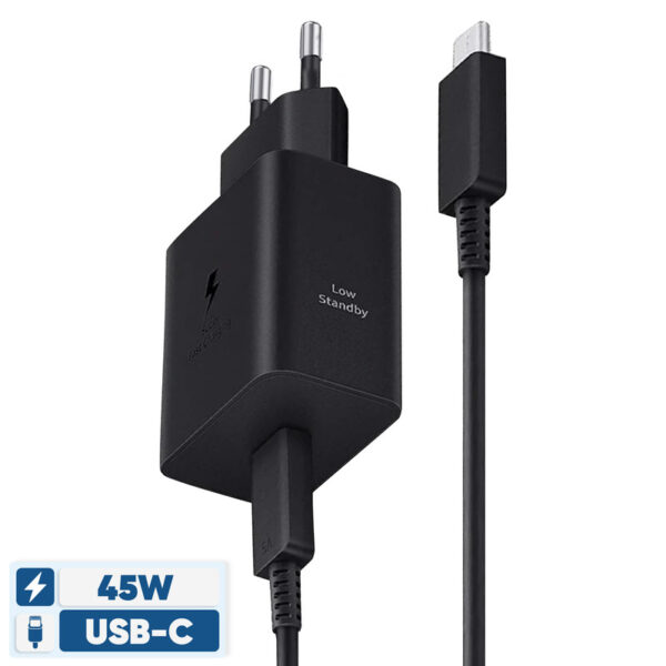 شارژر دیواری 45 وات سامسونگ مدل EP-T4511 Low Standby به همراه کابل USB-C به طول 1.8 متر - Image 1