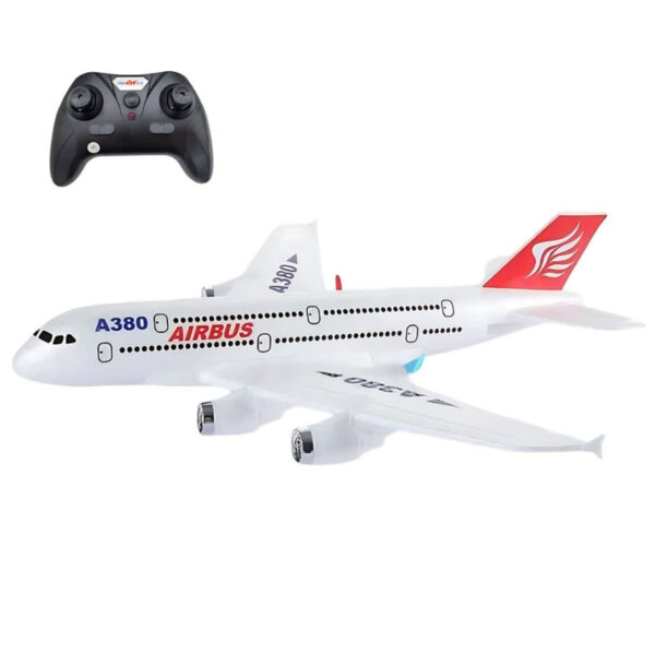 هواپیما بازی کنترلی ناب سل مدل مسافربری شارژی ایرباس کد AIRCRAFT AIRBUS A380  با قابلیت پرواز - Image 1