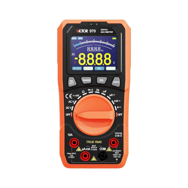 مولتی متر دیجیتال 10 آمپر ویکتور مدل VC970 - Image 1