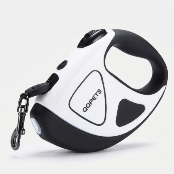 بند قلاده سگ مدل lks2030-blackwhite با چراغ LED - Image 1