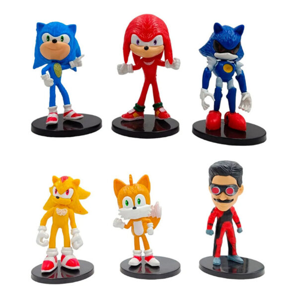 فیگور مدل sonic مجموعه 6 عددی - Image 1
