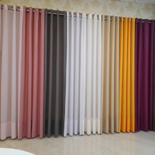 پرده تیکو دکو مدل حریر کلاسیک کد TH7000 سایز 280 × 140 سانتی‌متر - Image 1