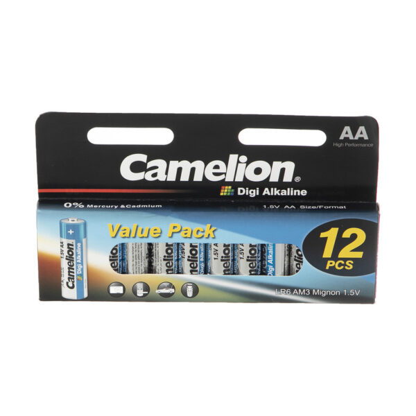باتری قلمی کملیون مدل digi alkaline بسته 12 عددی - Image 1