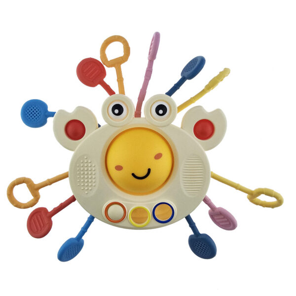 جغجغه مدل خرچنگ BABY CRAB PULL STRING کد FXB-5 - Image 1
