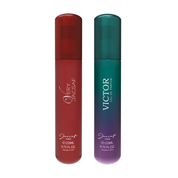 عطرجیبی مردانه ژک ساف مدل Victor حجم 22 میلی لیتر به همراه عطرجیبی مردانه ژک ساف مدل Very حجم 22 میلی لیتر - Image 1