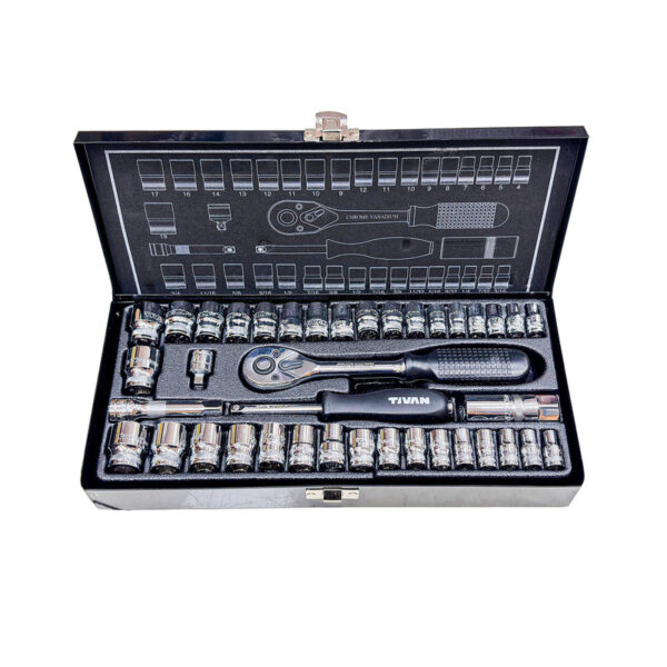 آچار بکس تیوان مدل ST-40 مجموعه ۴۰ عددی - Image 1