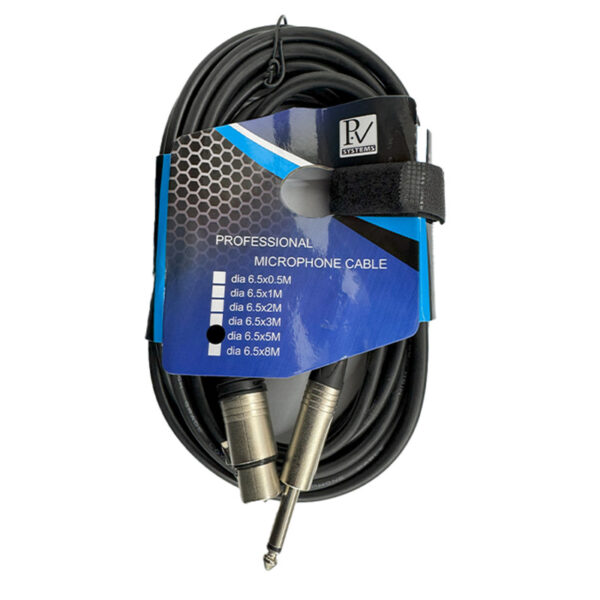 کابل میکروفون کنون به بنون مدل PV طول 5 متر - Image 1
