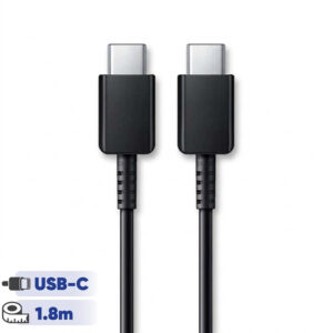 کابل تبدیل USB-C به USB-C سامسونگ مدل 1.8 متری - 3 آمپر