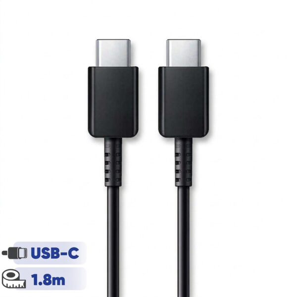کابل تبدیل USB-C به USB-C سامسونگ مدل 1.8 متری - 3 آمپر - Image 1