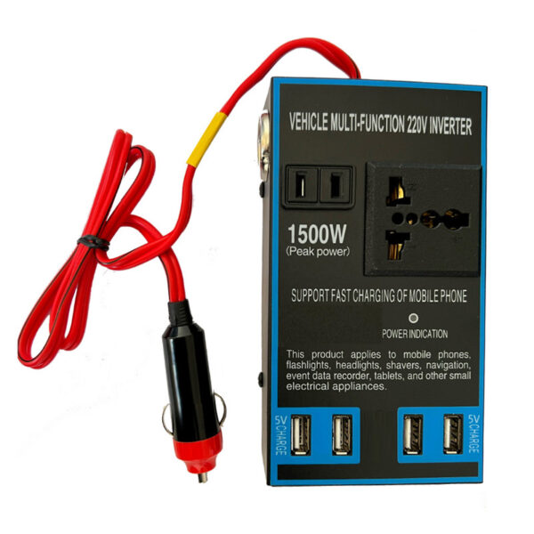 مبدل برق خودرو 12 به 220 ولت مدل 1500W - Image 1