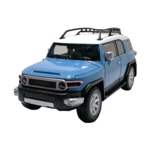 ماشین بازی آفرود مدل FJ Cruiser مقیاس 1:24، بدنه فلزی و پلاستیکی، عقب‌کش، چراغ‌دار و موزیکال