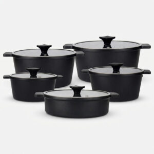 سرویس قابلمه و تابه چدن گرانیت 10 پارچه ای ام بی مدل کلاسیک