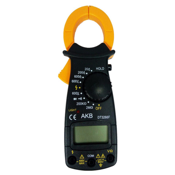 مولتی متر کلمپی مدل DT3266F به همراه 4 عدد باتری نیم قلمی - Image 1