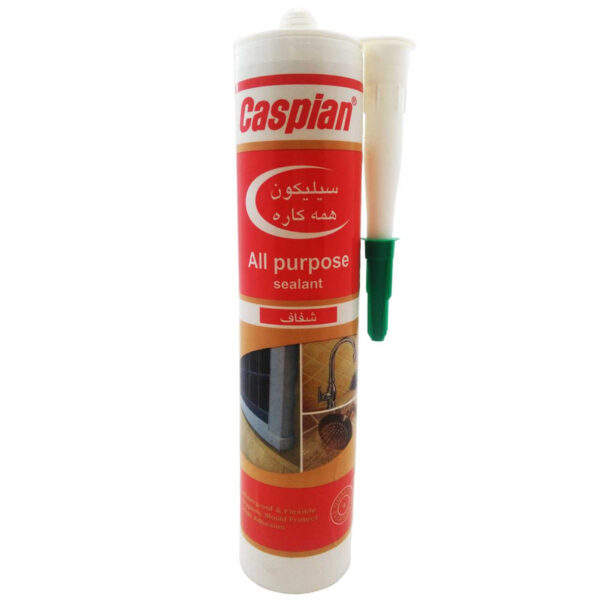 چسب سیلیکون آکواریوم کاسپین مدل شفاف حجم 300 میلی لیتر - Image 1