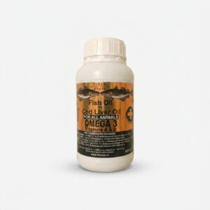 روغن ماهی درمان ریزش مو سگ و گربه تیتان مدل امگا 3 حجم 500 میلی لیتر