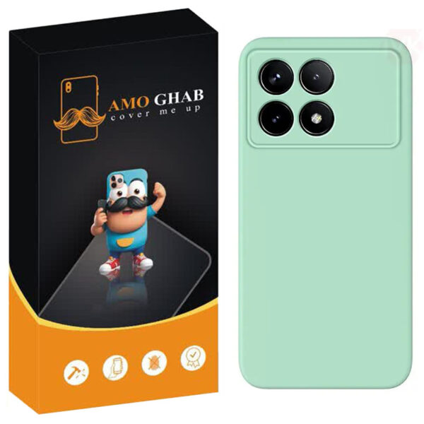 کاور عمو قاب مدل سیلیکونی پاک کنی مناسب برای گوشی موبایل شیائومی Poco X6 Pro - Image 1