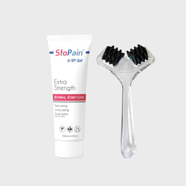 ماساژور دستی استوپین مدل ST104 به همراه کرم بدن استوپین مدل ST101 حجم 100 میلی لیتر - Image 1