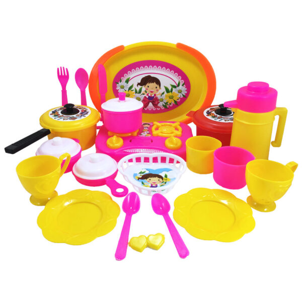 ست اسباب بازی آشپزخانه مدل سبدی کد KID 020 - Image 1