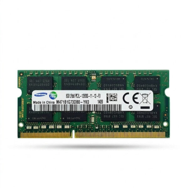 رم لپ‌تاپ سامسونگ مدل 12800 با ظرفیت 8 گیگابایت DDR3L، فرکانس 1600 مگاهرتز، فرم‌فکتور SO-DIMM و معماری دوکاناله - Image 1