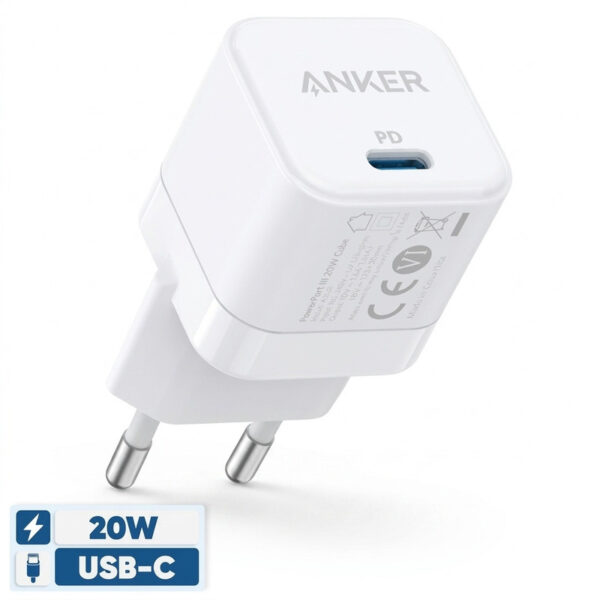 شارژر دیواری 20 وات انکر مدل PowerPort III A2149 Cube - Image 1