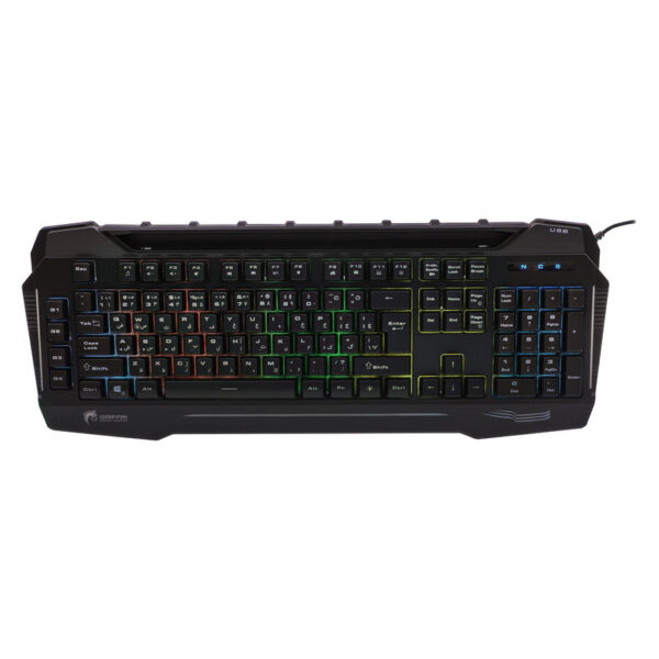 کیبورد گیمینگ گرین مدل GK702-RGB، Full-Size نورپردازی RGB - Image 1