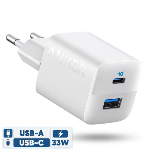 شارژر دیواری 33 وات انکر مدل A2331 - Image 1