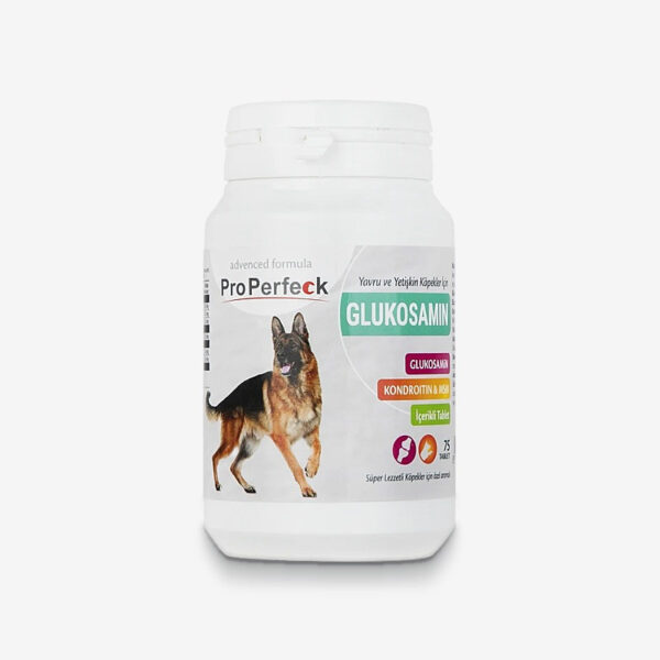 قرص مکمل گلوکوزامین سگ پروپرفک مدل Advanced formula بسته 75 عددی - Image 1